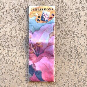 New Impressions Large Yard Garden Flag Lillies Pink Flowers NWT